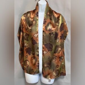 BASHA Scarves Womens Scarf‎  58”x13.5” autumn leaves